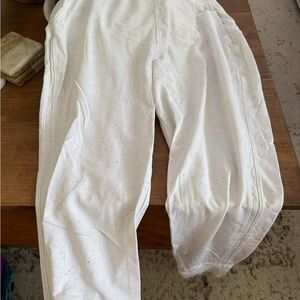 Lululemon White Speckled Pants